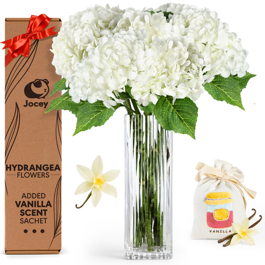Jocey Vanilla Artificial Hydrangea Flowers