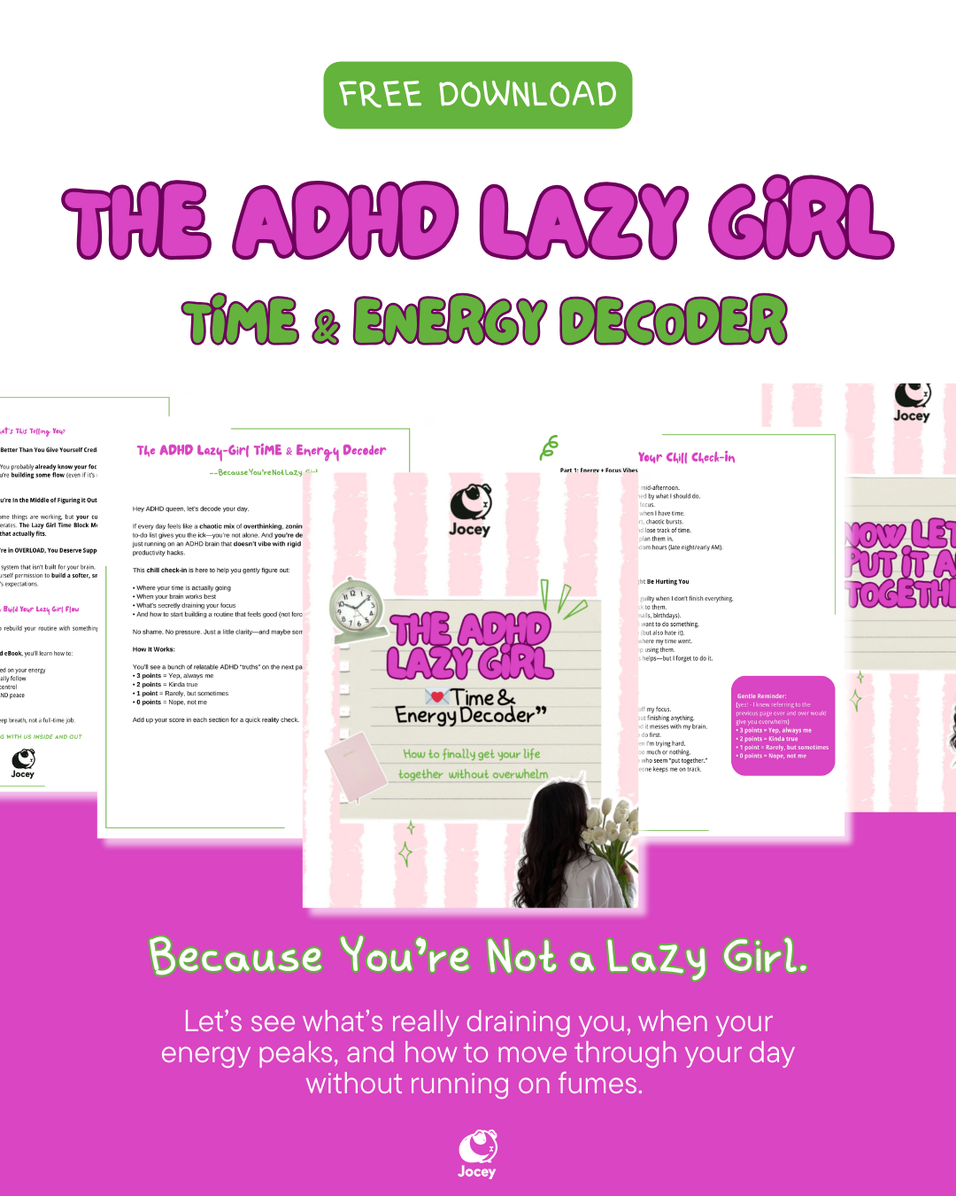 The Lazy Girl ADHD Time & Energy Decoder